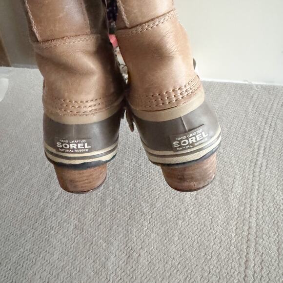 Sorel Brown Tan Conquest Carly Tall Boots - Size 9 - Picture 5 of 10